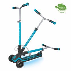 Trotineta Globber ULTIMUM LIGHTS pentru copii adolescenti si adulti ghidon reglabil pe 6 nivele greutate maxima 100 kg rulmenti ABEC 9(18)