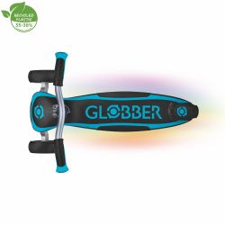 Trotineta Globber ULTIMUM LIGHTS pentru copii adolescenti si adulti ghidon reglabil pe 6 nivele greutate maxima 100 kg rulmenti ABEC 9(13)