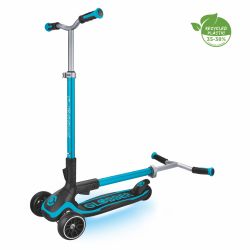 Trotineta Globber ULTIMUM LIGHTS pentru copii adolescenti si adulti ghidon reglabil pe 6 nivele greutate maxima 100 kg rulmenti ABEC 9(15)