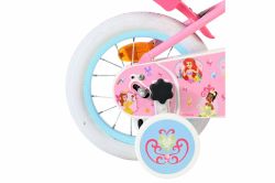 Bicicleta EL Disney Princess 12 inch frana de mana roata fata scaun si ghidon reglabil cosulet pe ghidon roti gonflabile(1)