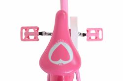 Bicicleta EL Disney Princess 12 inch frana de mana roata fata scaun si ghidon reglabil cosulet pe ghidon roti gonflabile(3)