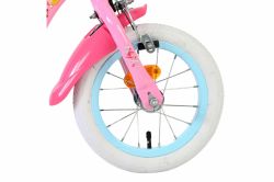 Bicicleta EL Disney Princess 12 inch frana de mana roata fata scaun si ghidon reglabil cosulet pe ghidon roti gonflabile(2)