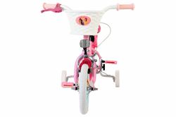 Bicicleta EL Disney Princess 12 inch frana de mana roata fata scaun si ghidon reglabil cosulet pe ghidon roti gonflabile(5)