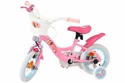 Bicicleta EL Disney Princess 12 inch frana de mana roata fata scaun si ghidon reglabil cosulet pe ghidon roti gonflabile(7)