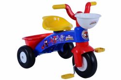 Tricicleta copii, Spidey, recomandata pentru 1-3 Ani, cos transport pe ghidon, greutate maxima admisa 25 kg