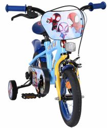 Bicicleta EL Spidey si prietenii 12 inch  frana in butuc pentru roata spate scaun si ghidon reglabil spite metalice roti gonflabile(5)