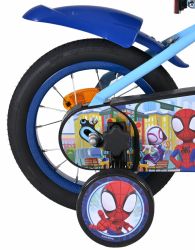 Bicicleta EL Spidey si prietenii 12 inch  frana in butuc pentru roata spate scaun si ghidon reglabil spite metalice roti gonflabile(2)