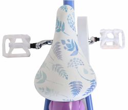 Bicicleta EL Disney Frozen 12 inch frana de mana pe roata fata scaun si ghidon reglabil spite metalice roti gonflabile cosulet pe ghidon(3)