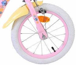 Bicicleta EL Disney Stitch Girls 14 inch frana de mana pe ambele roti scaun si ghidon reglabil spite metalice roti gonflabile stopuri reflectorizante(2)