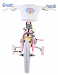 Bicicleta EL Disney Stitch Girls 14 inch frana de mana pe ambele roti scaun si ghidon reglabil spite metalice roti gonflabile stopuri reflectorizante(5)