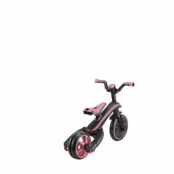 Tricicleta Globber EXPLORER PLIABLA 4 in 1 functie free wheel scaun ajustabil roti EVA centura siguranta in 5 puncte culoare roz pal(7)