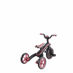Tricicleta Globber EXPLORER PLIABLA 4 in 1 functie free wheel scaun ajustabil roti EVA centura siguranta in 5 puncte culoare roz pal(6)