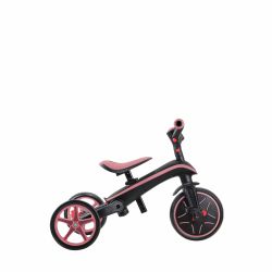 Tricicleta Globber EXPLORER PLIABLA 4 in 1 functie free wheel scaun ajustabil roti EVA centura siguranta in 5 puncte culoare roz pal(14)