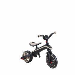 Tricicleta Globber EXPLORER PLIABLA 4 in 1 functie free wheel scaun ajustabil roti EVA centura siguranta in 5 puncte culoare crem(10)