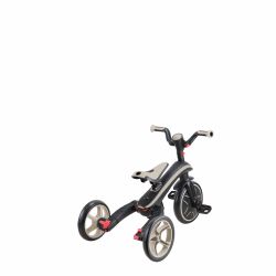 Tricicleta Globber EXPLORER PLIABLA 4 in 1 functie free wheel scaun ajustabil roti EVA centura siguranta in 5 puncte culoare crem(6)