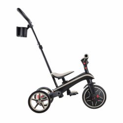 Tricicleta Globber EXPLORER PLIABLA 4 in 1 functie free wheel scaun ajustabil roti EVA centura siguranta in 5 puncte culoare crem(13)