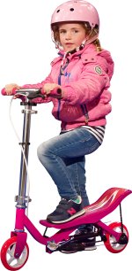 SpaceScooter Junior Pink 2