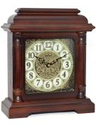 Adler Büro Uhr mit Westminster Song 7049-1 Walnut
