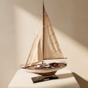 Model de iaht cu pânze – Decorațiune nautică – 66 cm – 50445