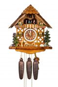 August Schwer Cuckoo Clock 8Day Movement Black Forest The Leaping Deer 5.0432.01.C