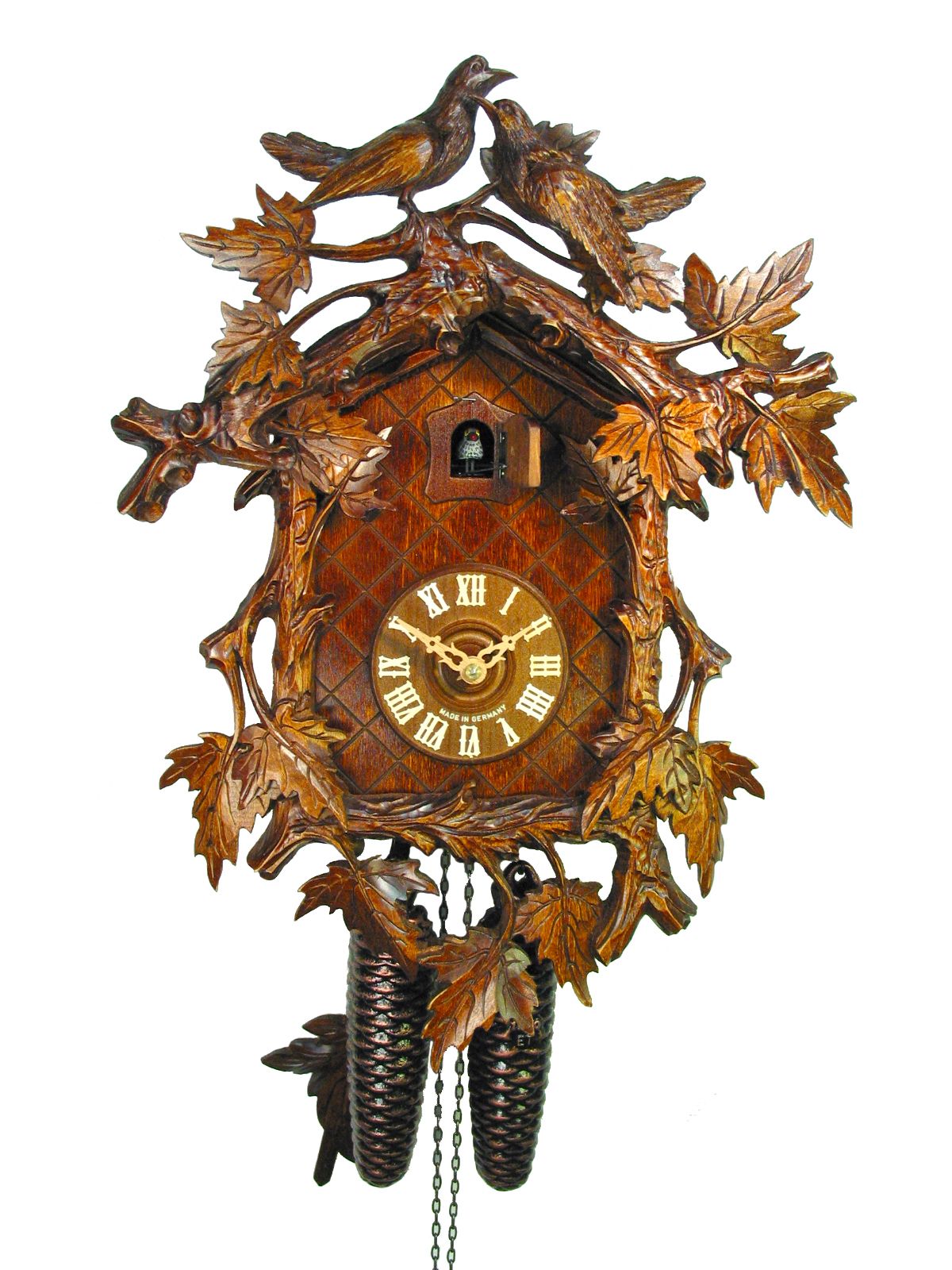 August Schwer Cuckoo Clock 8Day Movement Black Forest Luxury 2.5044.01.P