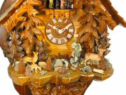 August Schwer Cuckoo Clock 8Day Movement Black Forest The Hunt 5.8862.01.P