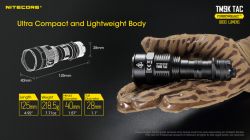 Lanterna Nitecore LED TM9KTAC  Profesionala Reincarcabila USBC 9800 lumeni 280 m 5