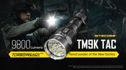 Lanterna Nitecore LED TM9KTAC , Profesionala, Reincarcabila USB-C, 9800 lumeni, 280 m