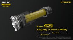 Lanterna Nitecore LED TM9KTAC  Profesionala Reincarcabila USBC 9800 lumeni 280 m 3