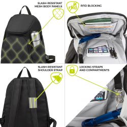 Rucsac anti-furt Travelon Active Daypack