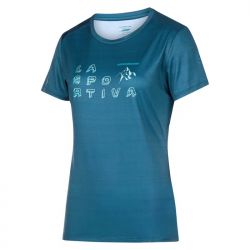 Tricou La Sportiva Raising T-Shirt Wm's Q60639639 Storm Blue