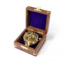 Busolă Origin Outdoors Classic Compass Sundial cu ceas solar