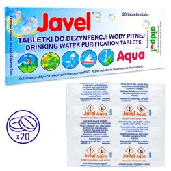 Tablete purificare apă Javel 20 bucăți