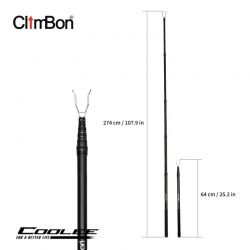 Băț telescopic pentru carabinieră Climb One 2.74 m