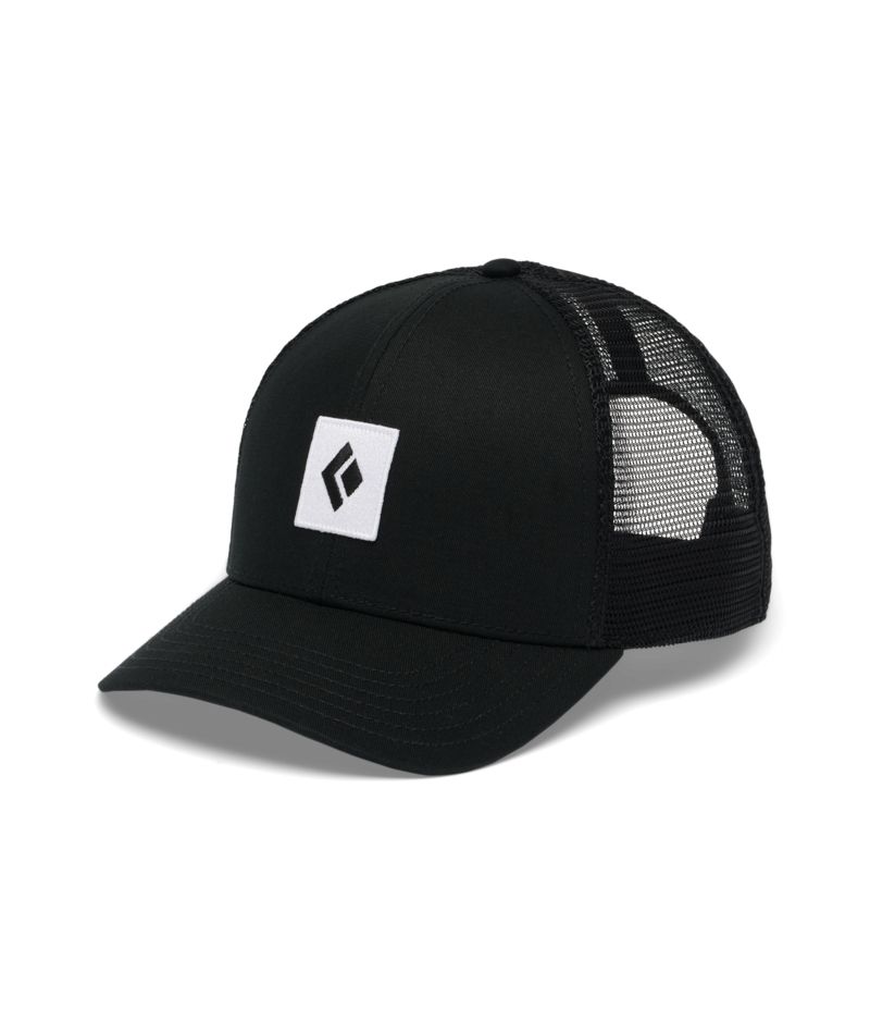 7230459109BD Trucker HatBlackBlackWhite Icon Patch01