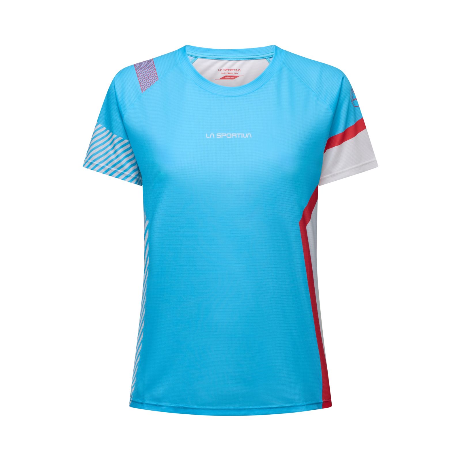 La Sportiva Flow TShirt Wms Malibu Blue Hibiscus 3