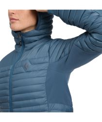 744107 4034 W Access Down 1.0 Hoody Midnight Blue 10