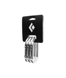 Set 3 Carabinere Black Diamond Oval Keylock