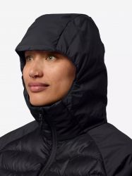 gridlite down hoody wms black d