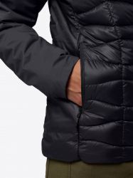 gridlite down hoody wms black b