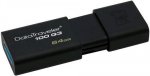 MEMORIE USB 3.0 KINGSTON 64 GB, cu capac, carcasa plastic, negru, 