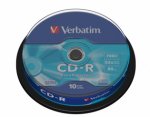 CD-R VERBATIM  700MB, 80min, viteza 52x,  10 buc, spindle, 