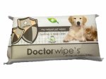 Doctor wipe`s for dogs, cats, puppies & kittens servetele umede pentru animale de companie  48 buc/pachet