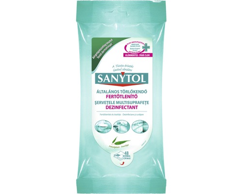 Servetele multisuprafete dezinfectante Sanytol 72 buc