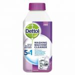 Solutie 5in1 pentru curatat si dezinfectat masina de spalat rufe, Dettol Lavender, 250 ml