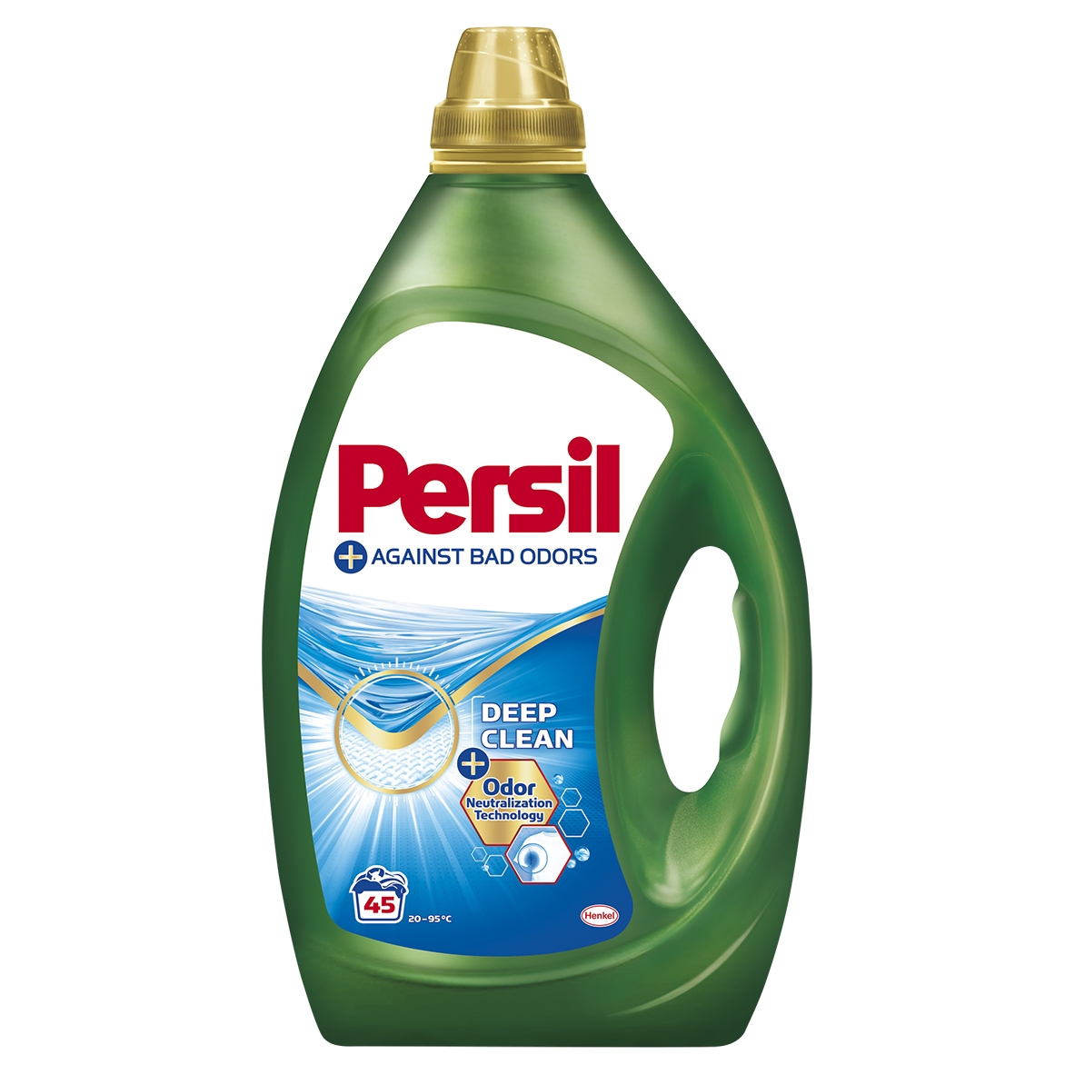 Detergent lichid universal Persil+ Against Bad Odors Deep Clean 45 spalari 2.25 L