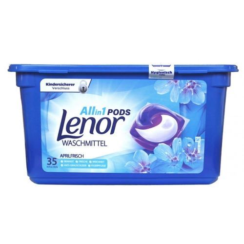 Detergent capsule universal Lenor All in 1 Pods Waschmittel Aprilfrisch 35 buc 878.5 g