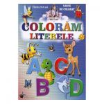 Carte de colorat A4 Coloram litere, varsta 2-6 ani