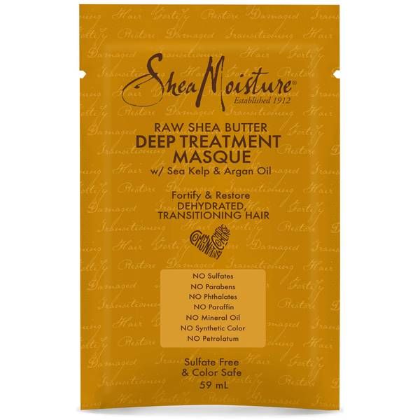 Masca tratament intensiv pentru par Shea Moisture Raw Shea Butter Sea Kelp  Argan Oil 59 ml