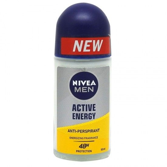 Deodorant antipersipirant rollon Nivea Men Active Energy 50 ml
